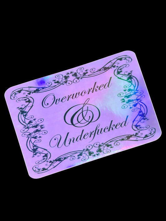 Sticker - Overworked