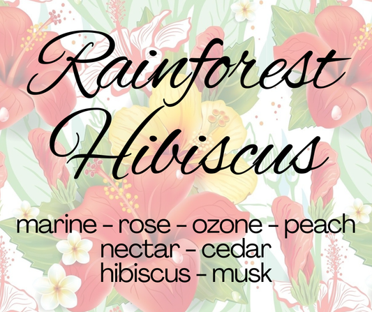 Rainforest Hibiscus - Car Freshie