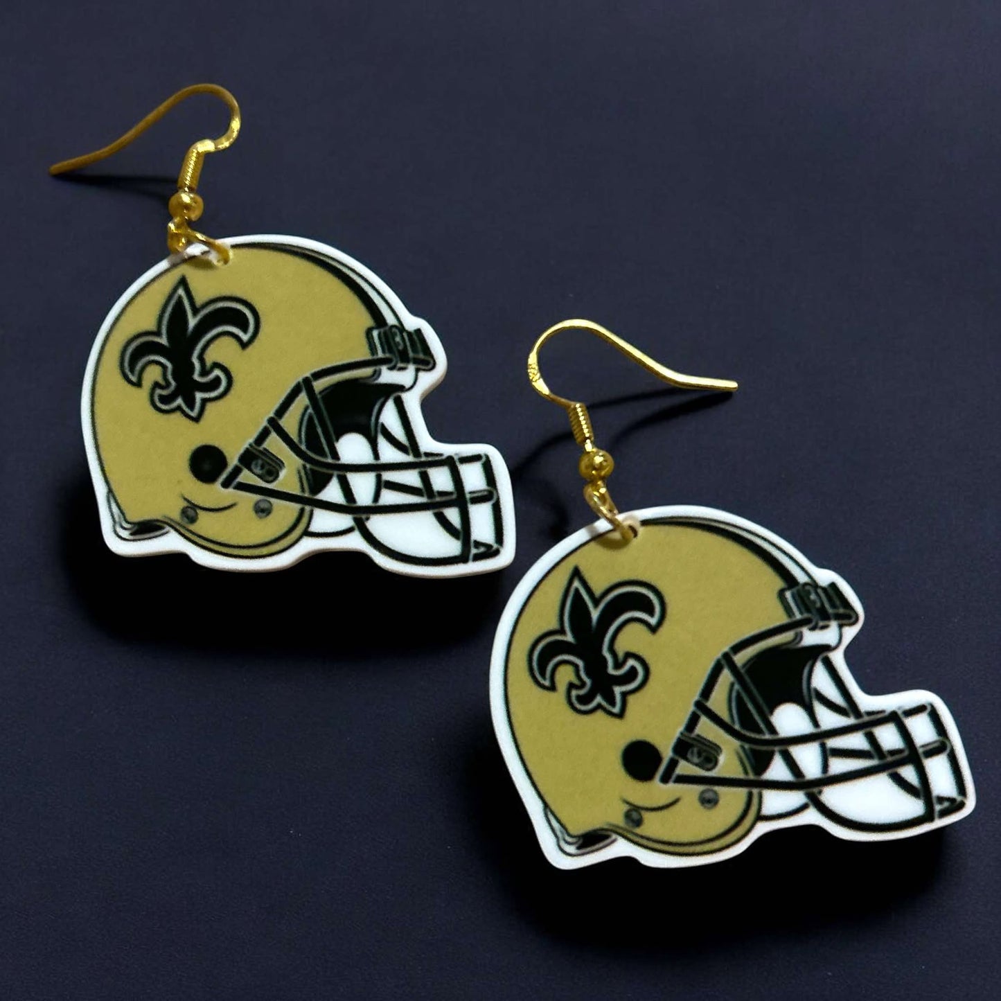 Saints Helmet - Novelty Earring