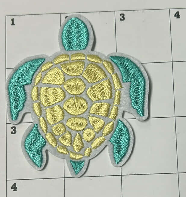 Sea Turtle - Purple/Black - Patch