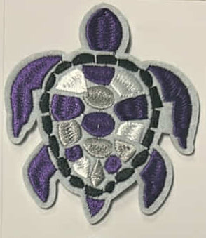 Sea Turtle - Purple/Black - Patch