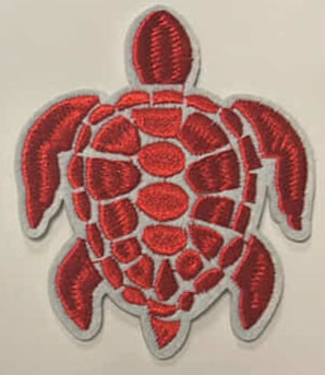 Sea Turtle - Red - Patch