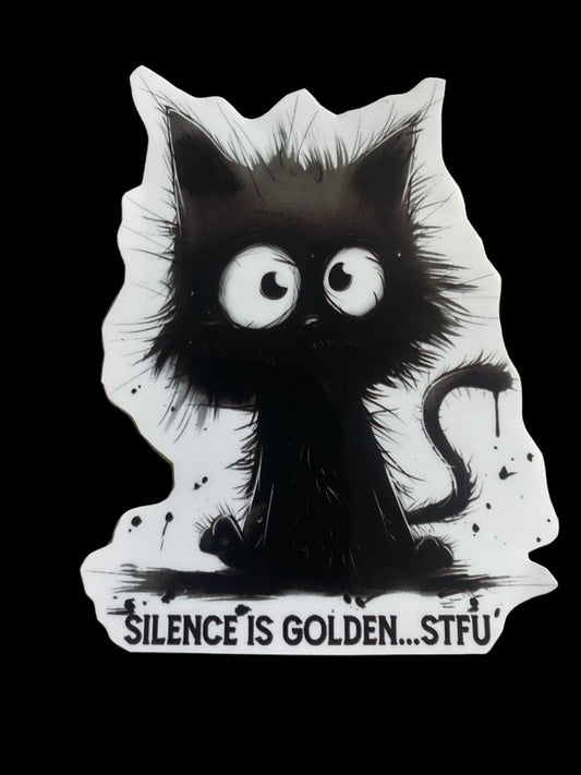 Sticker - Silence Is Golden