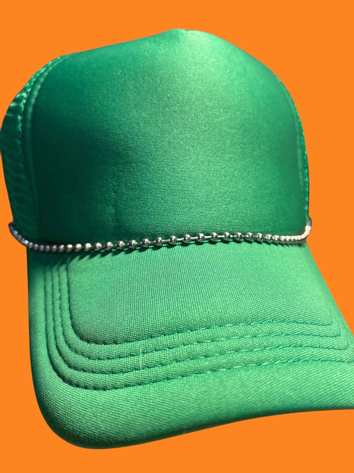 Silver Spaced - Hat Chain