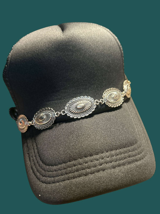 Silver Western - Hat Chain