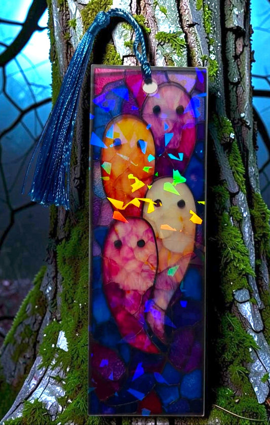 Bookmark - Stained Glass Ghost