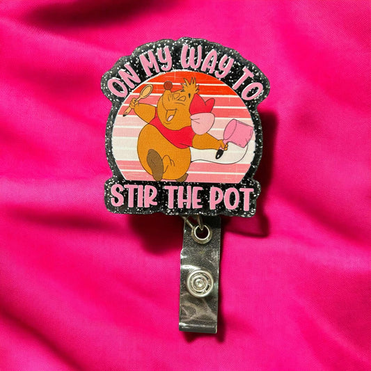 Stir The Pot Mouse - Badge Reel