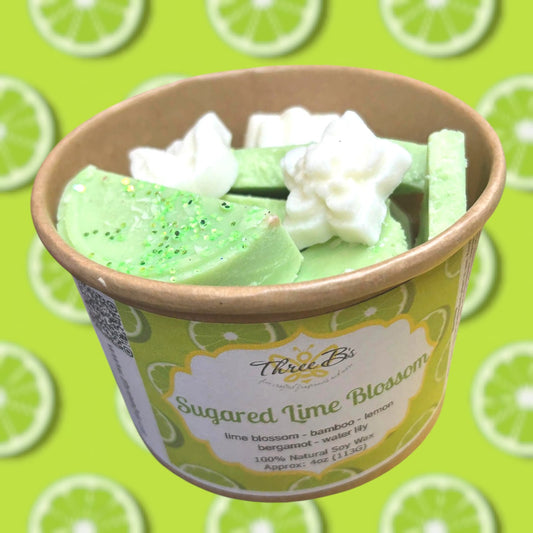 Sugared Lime Blossom - Soy Wax Melt Tub