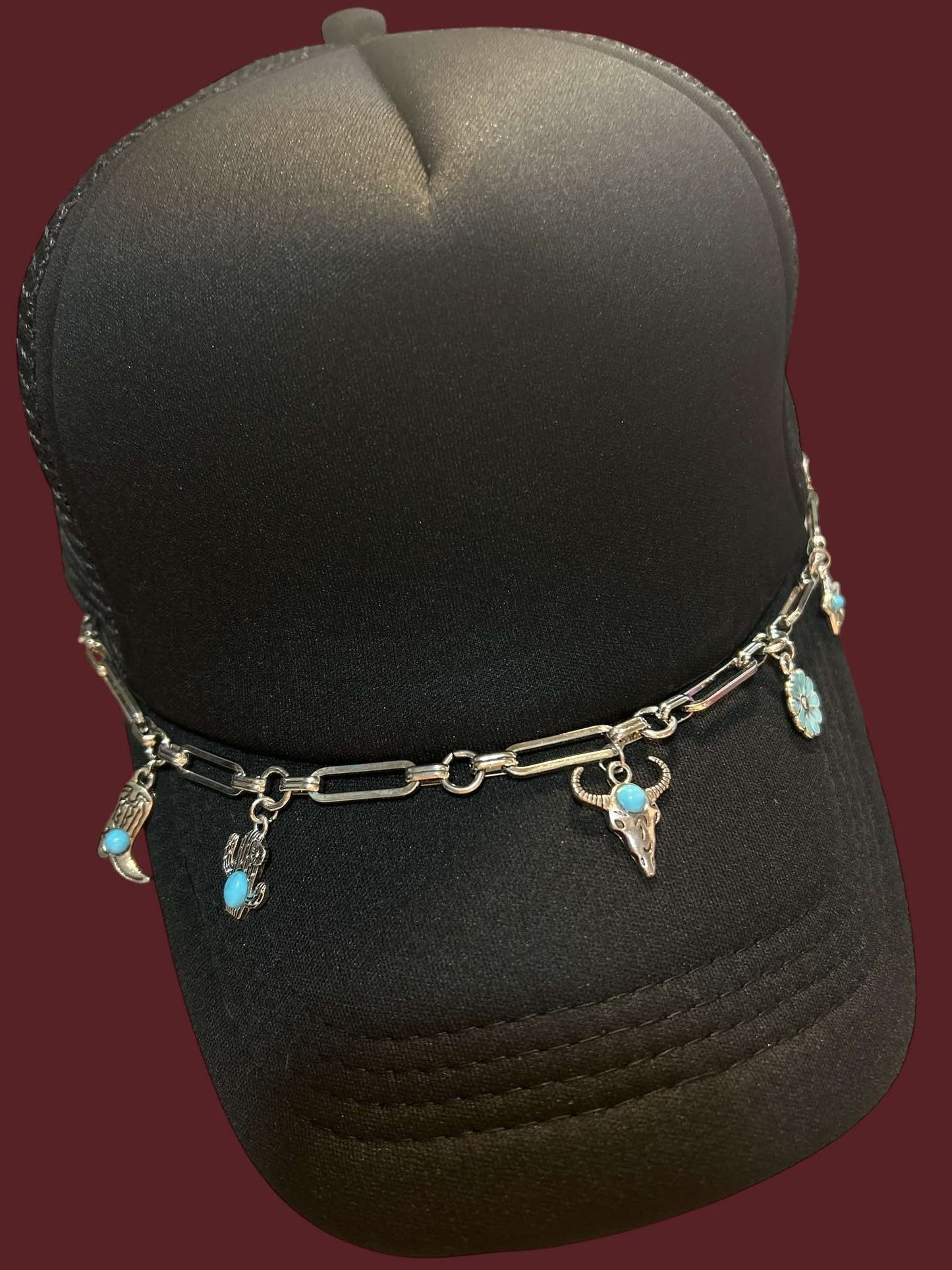 Turquoise Western - Hat Chain