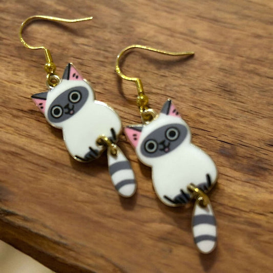 White Cat - Novelty Earring