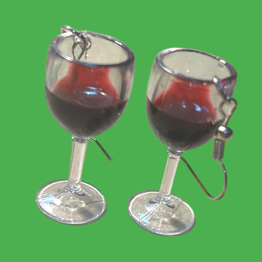 WIne Glass - Novelty Earring