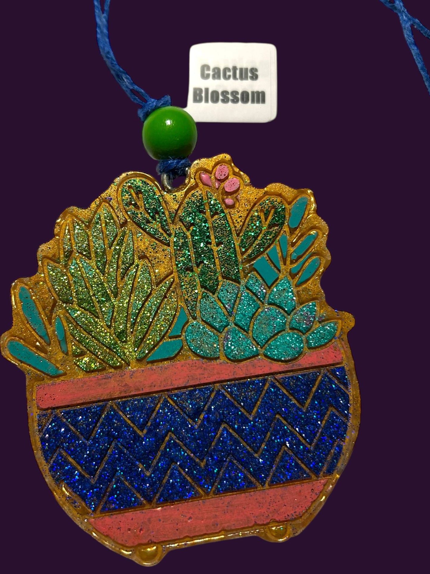 Cactus Blossom - Car Freshie