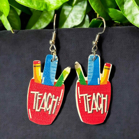 Teach Cup - Novelty Earring