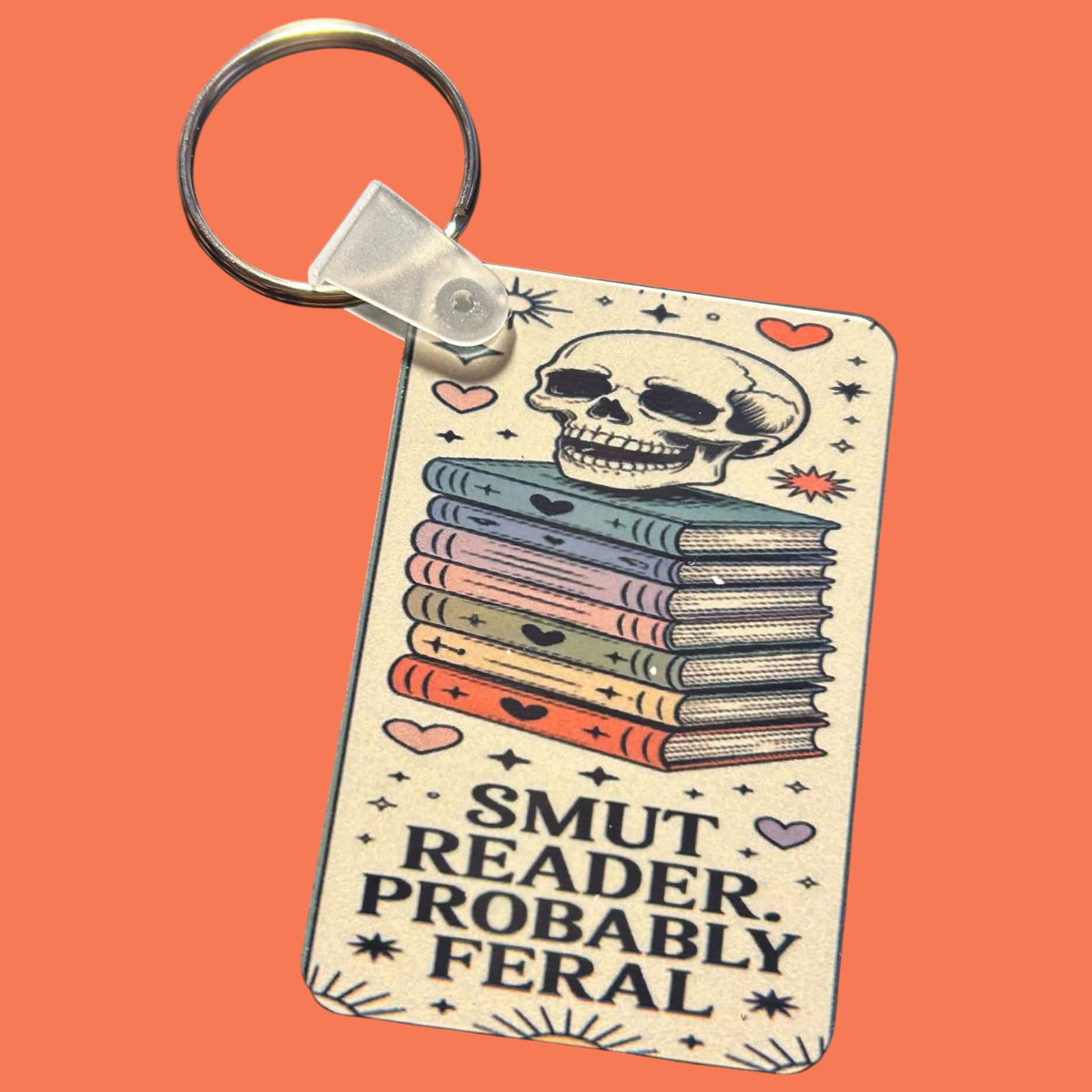 Printed Keychain - Smut Reader