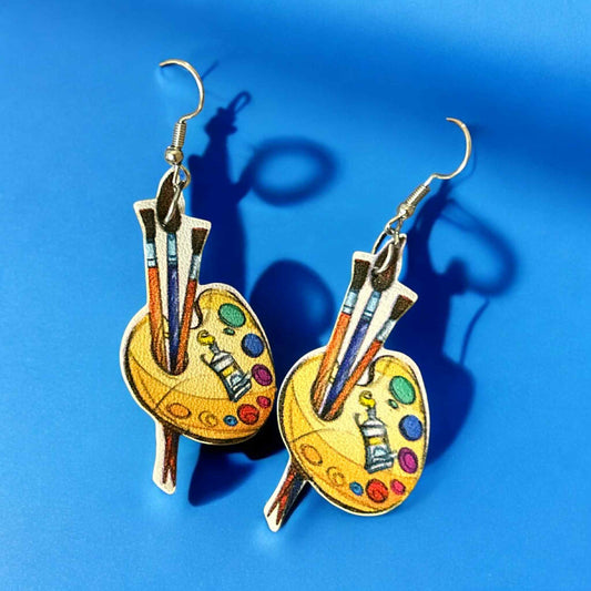 Paint Pallet - Novelty Earring