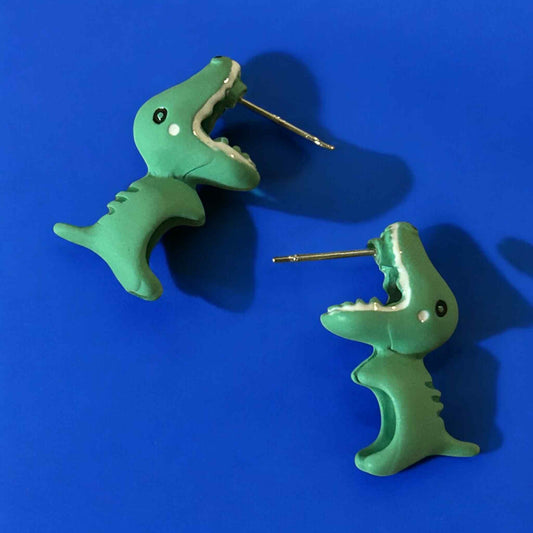TRex - Ear Biter - Novelty Earring