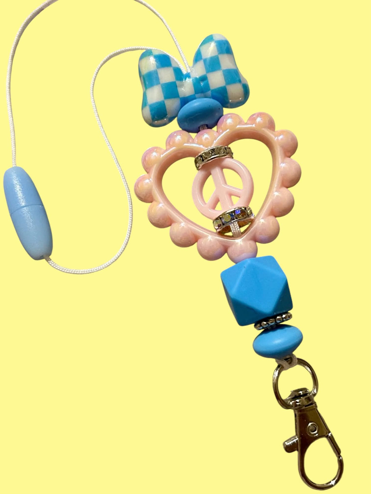 Car Freshie Hanger - Bows & Hearts