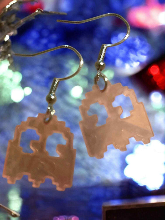 Pink PM Ghost - Novelty Earring