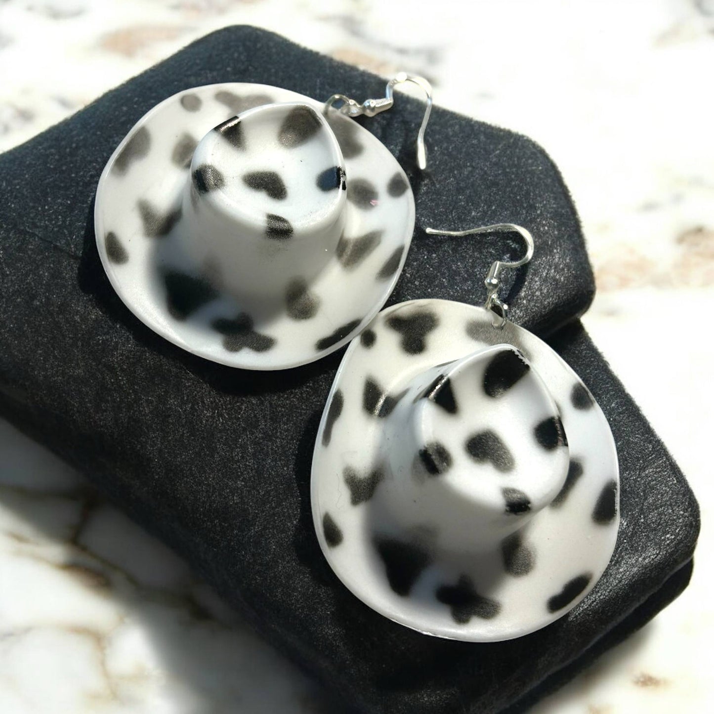 Cowboy Hat - Cow - Novelty Earring